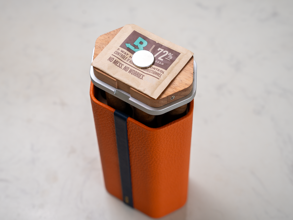 HEXA HUMIDOR - ORANGE