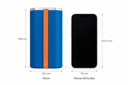 HỘP CHỨNG SỰ ĐỘ ẨM HEXA - XANH NAVY